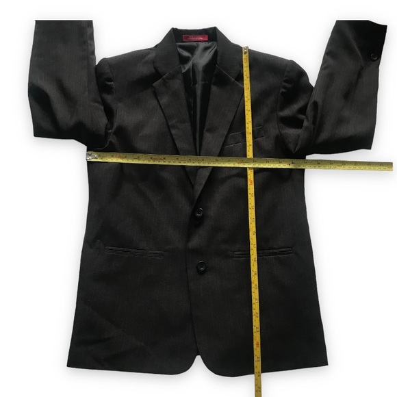 Arrow Black/Grey Pinstripe Blazer - Picture 8 of 10